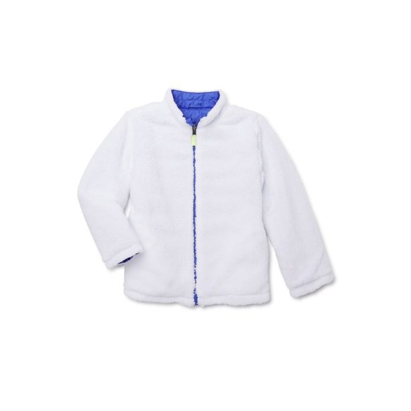 Swiss Tech Girls 4-in-1 Hooded Puffer Jacket – Size Small, Zip Outerwear - Picture 3 of 6